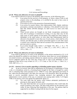 Article 3 - North Carolina General Assembly