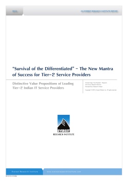 The new mantra of success for tier-2 service providers