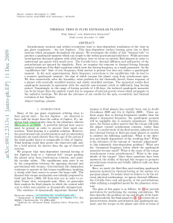 Thermal Tides in Fluid Extrasolar Planets