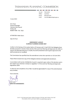 Untitled - Clarence City Council