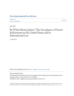 By What Means Justice?