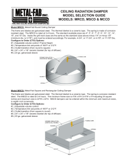 Ceiling Radiation Damper Selection Guide_L1790 - Metal-Fab