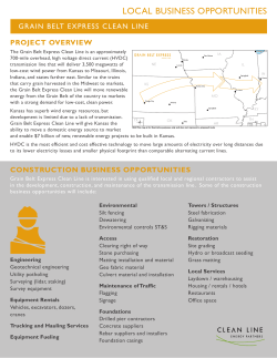local business opportunities - Grain Belt Express Clean Line