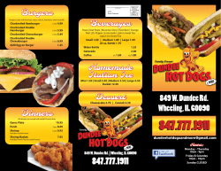 our menu - Dundee Hot Dogs, Italian Ice, Beef