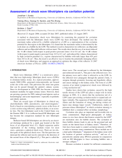 Assessment of shock wave lithotripters via cavitation potential