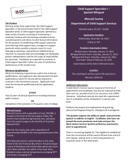 Child Support Specialist I &ndash; Spanish Bilingual Merced County