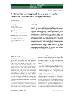 A relationship-based approach to engaging