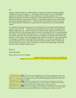 Atlantic Aviation and the City of Santa Monica, all agreed to continue