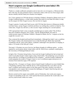 Heart surgeons use Google Cardboard to save baby`s life