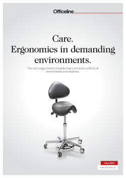Care. Ergonomics in demanding environments.