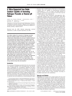 A Silica-Supported Iron Oxide Catalyst Capable of Activating