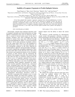 Inability of Lyapunov Exponents to Predict