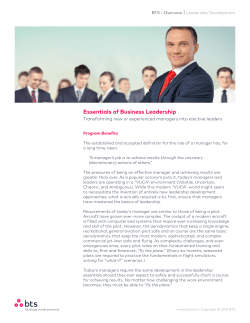 Essentials of Business Leadership