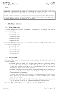 exam 1 - David W. Agler