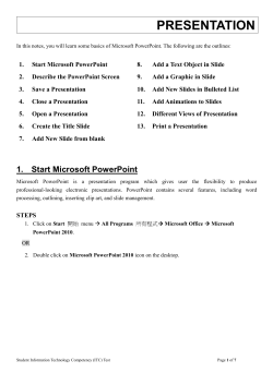 presentation - EdUHK Moodle