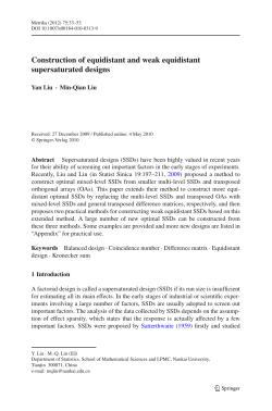 Construction of equidistant and weak equidistant supersaturated