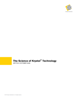 The Science of Krystol Technology