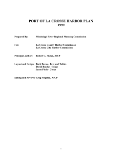 port of la crosse harbor plan