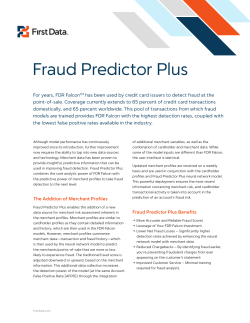 Fraud Predictor Plus