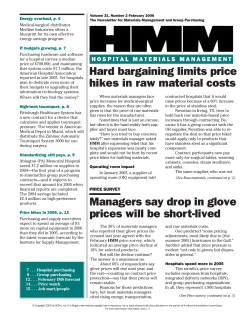 Managers say drop in glove prices will be short-lived Hard