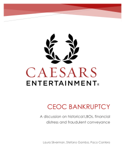 ceoc bankruptcy - Turnaround Management Association