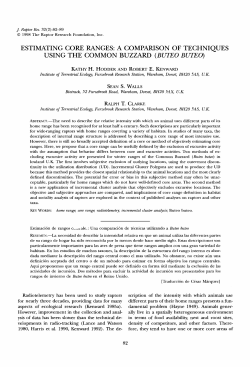 ESTIMATING CORE RANGES: A COMPARISON OF TECHNIQUES
