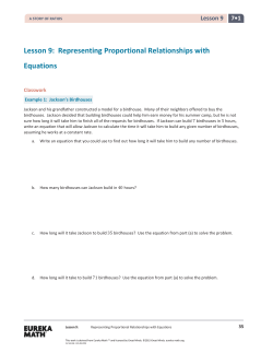 Lesson 9 - Liberty Union