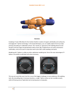Autodesk Fusion 360: Sculpt