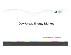 Day-Ahead Energy Market