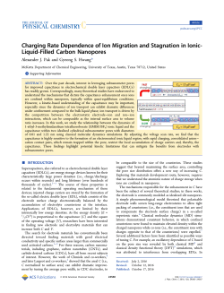 Charging Rate Dependence of Ion Migration and Stagnation in Ionic