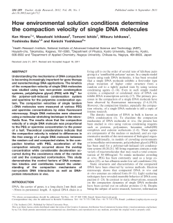 How environmental solution conditions