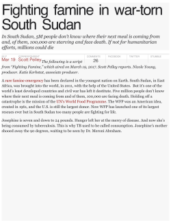 Fighting famine in war