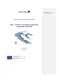 Italy &ndash; Croatia Cross-border Cooperation