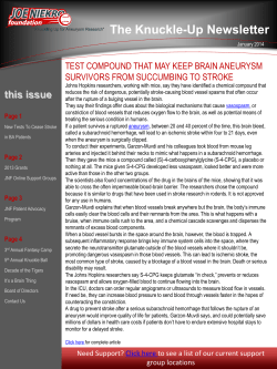 The Knuckle-Up Newsletter