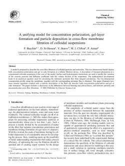 A unifying model for concentration polarization, gel