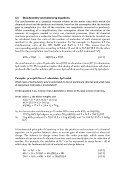 Stoichiometry - The MBR Site