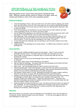 SPORTSBALLS BEANBAG FUN!