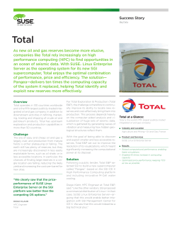 Success Story As new oil and gas reserves become more