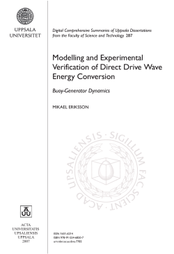 Modelling and Experimental Verification of Direct Drive Wave