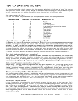 How Far Back Can You Get?