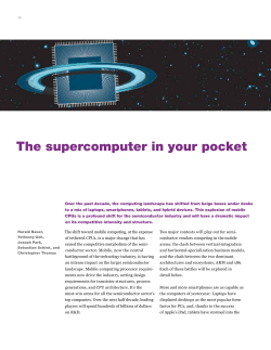 The supercomputer in your pocket