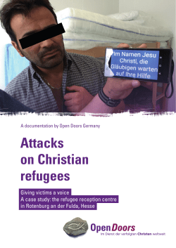 Attacks on Christian refugees