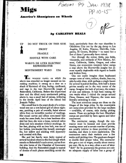 Migs America`s Shantytown on Wheels