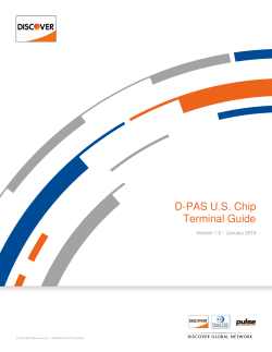 D-PAS US Chip Terminal Guide