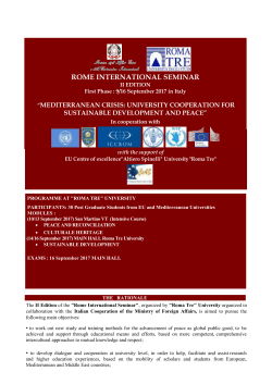 rome international seminar