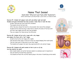 Name That Sense!