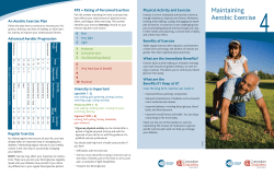Maintaining Aerobic Exercise