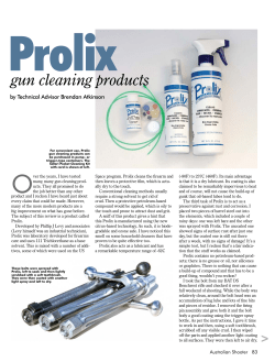 view article - Prolix Lubricant