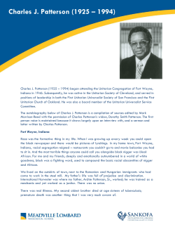 Charles J. Patterson (1925 &ndash; 1994)