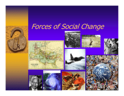Natural Forces of Social Change